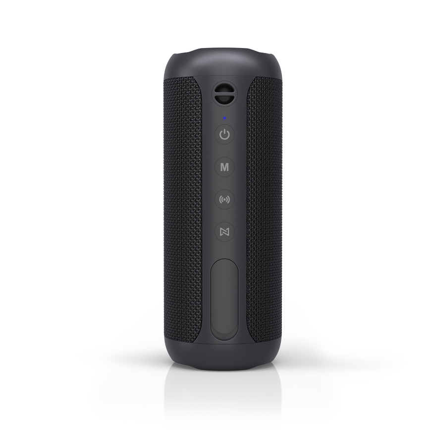 Niceboy Polaris - LED Bezvadu skaļrunis ar mikrofonu 30W/4000 mAh IPX7 melna
