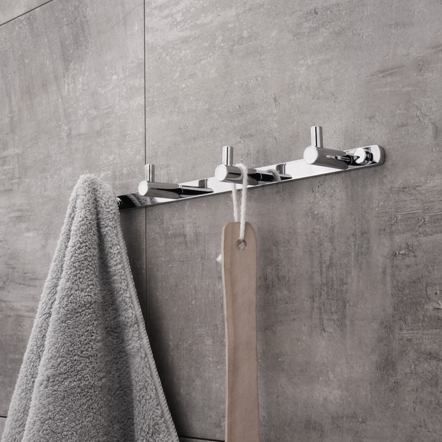 NIMCO BR 11104-26 - Sienas dvieļu turētājs BORMO 30 cm spīdīgi hromēts