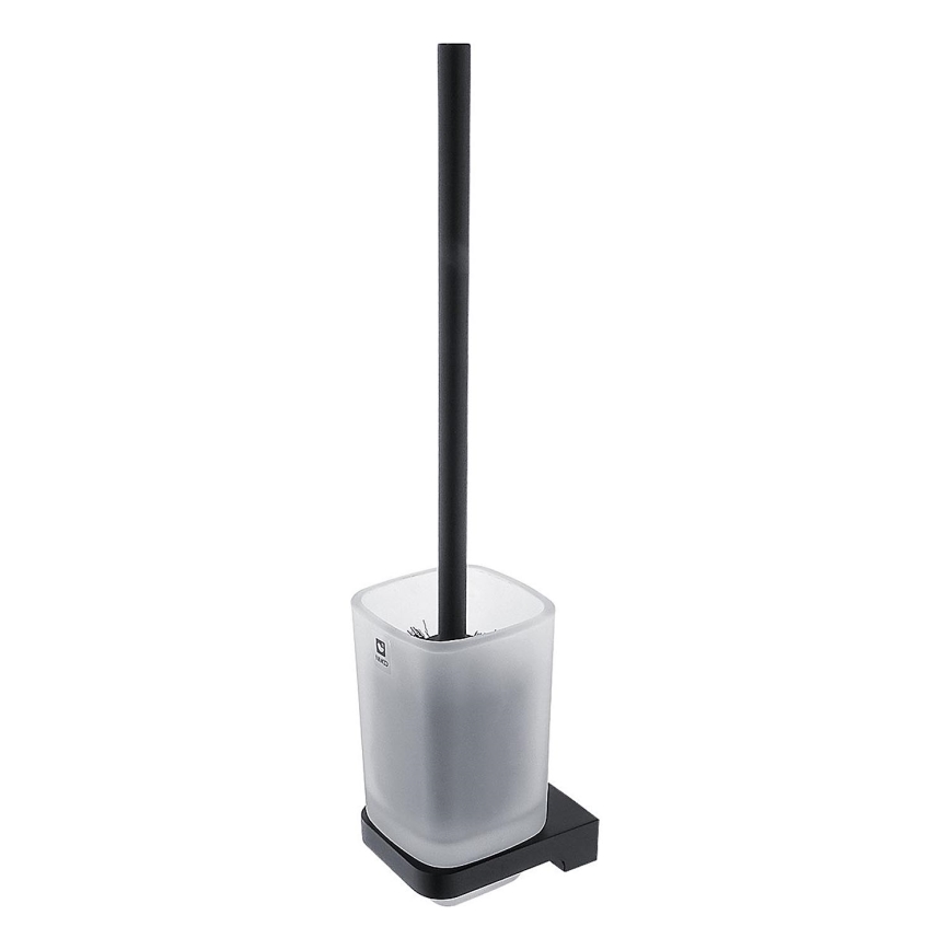 NIMCO MAC 29094CN-90 - Pie sienas stiprināma tualetes birste MAYA matēts stikls/matēts melna