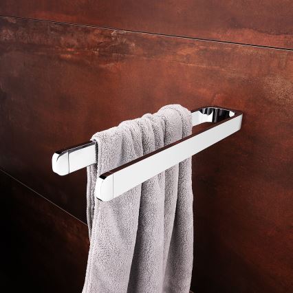 NIMCO NK 30098-26 - Sienas dvieļu turētājs NIKAU 39 cm spīdīgi hromēts