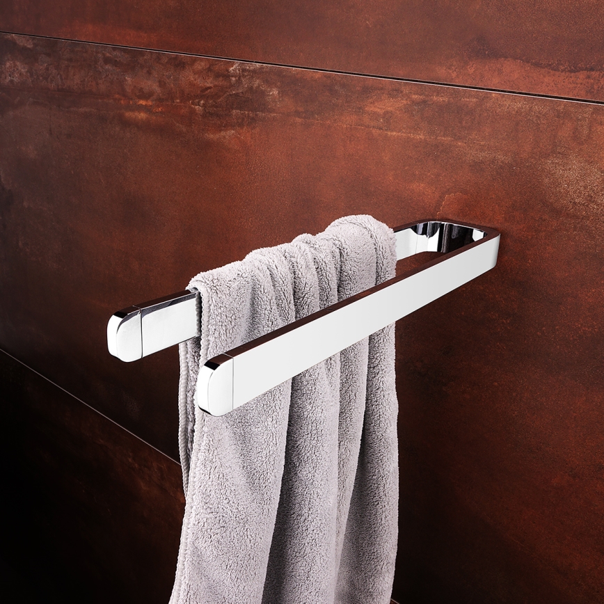 NIMCO NK 30098-26 - Sienas dvieļu turētājs NIKAU 39 cm spīdīgi hromēts