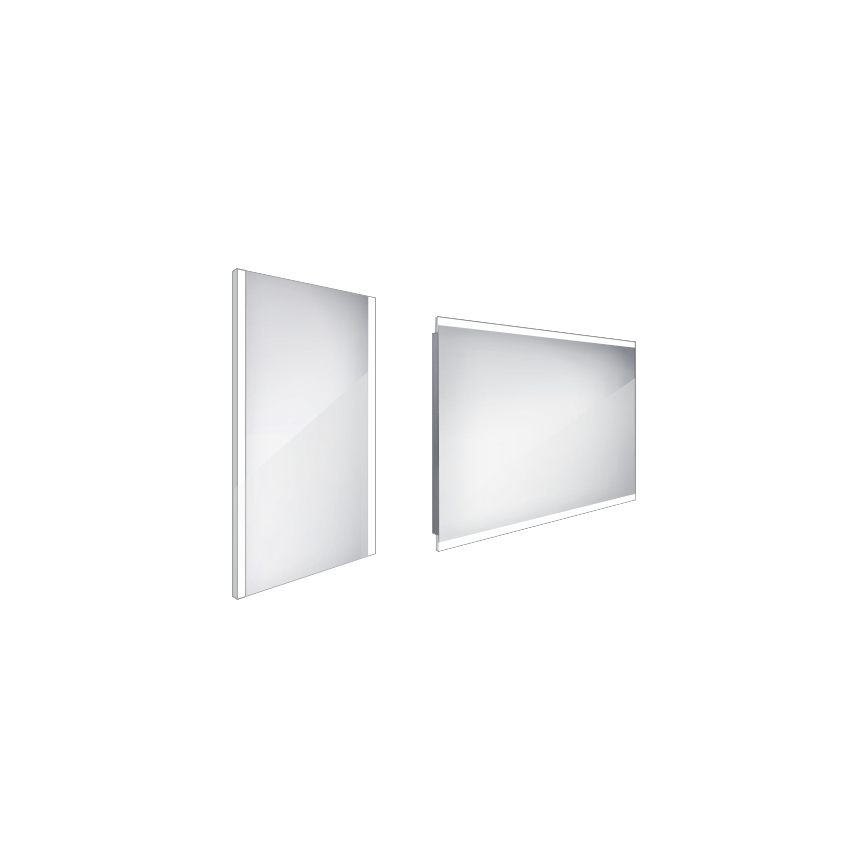 NIMCO ZP 11000 - LED Vannas istabas spogulis ar fona gaismu LED/18W/230V 6500K 60x40 cm IP44