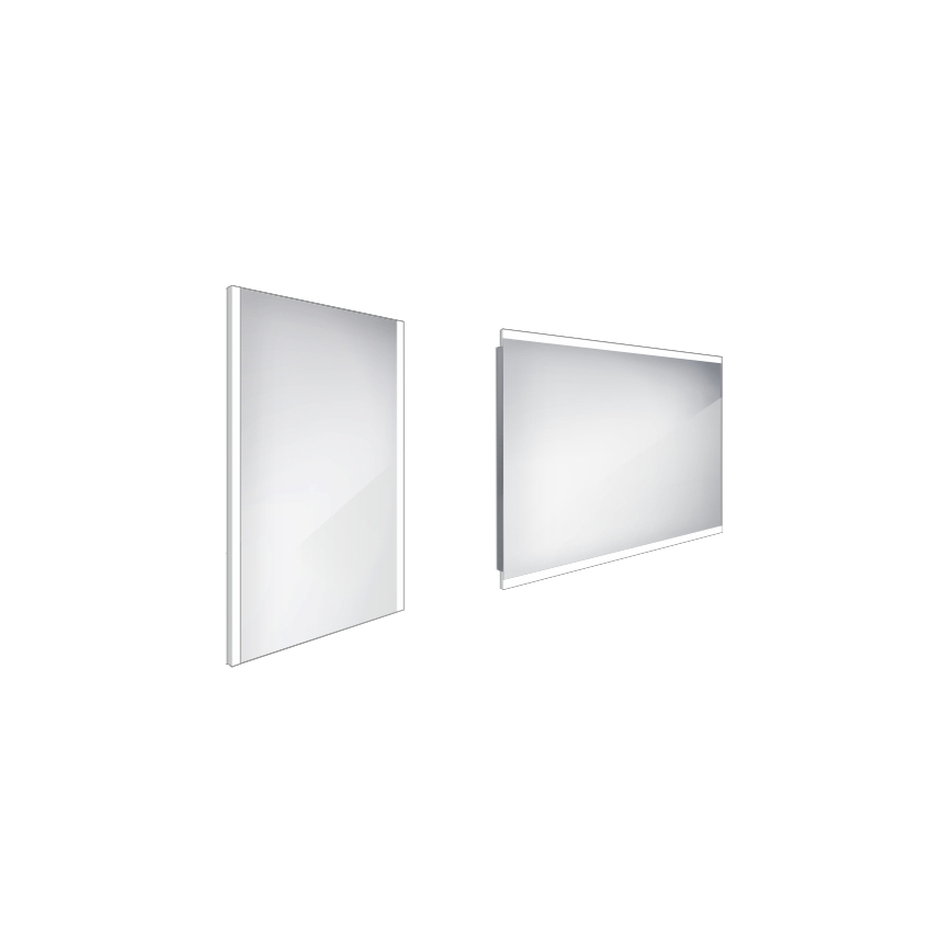NIMCO ZP 11001 - LED Vannas istabas spogulis ar fona gaismu LED/21W/230V 6500K 70x50 cm IP44