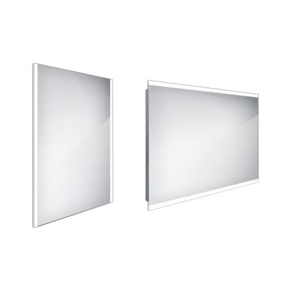 NIMCO ZP 11002 - LED Vannas istabas spogulis ar fona gaismu LED/24W/230V 6500K 80x60 cm IP44
