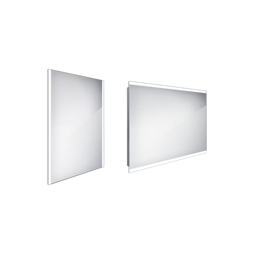 NIMCO ZP 11002 - LED Vannas istabas spogulis ar fona gaismu LED/24W/230V 6500K 80x60 cm IP44