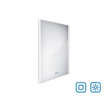 NIMCO ZP 11002VX - LED Aptumšojams vannas istabas spogulis ar fona apgaismojumu LED/24W/230V 3000-6500K 80x60 cm IP44