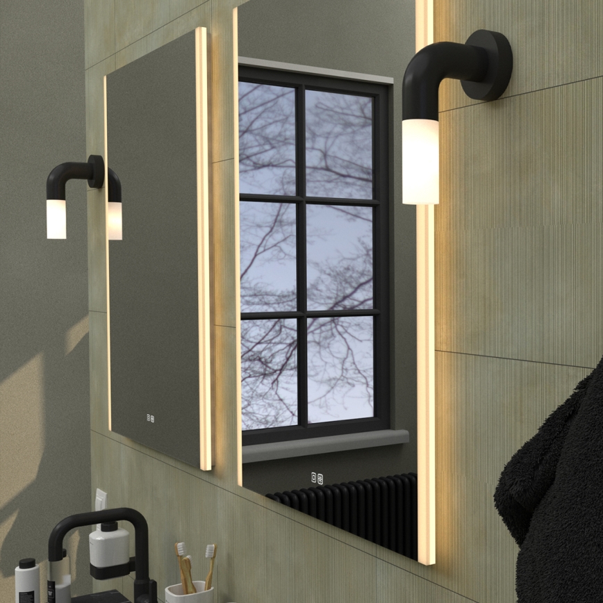 NIMCO ZP 11002VX - LED Aptumšojams vannas istabas spogulis ar fona apgaismojumu LED/24W/230V 3000-6500K 80x60 cm IP44