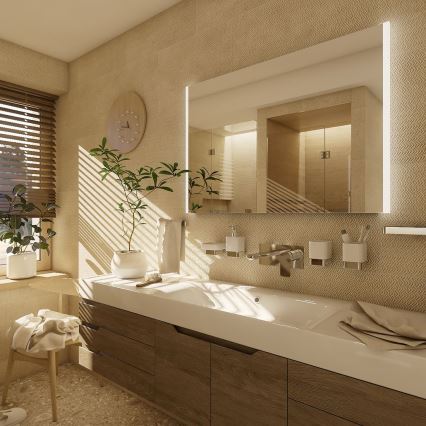 NIMCO ZP 11003 - LED vannas istabas spogulis ar aizmugurējo apgaismojumu LED/21W/230V 6500K 70x80 cm IP44