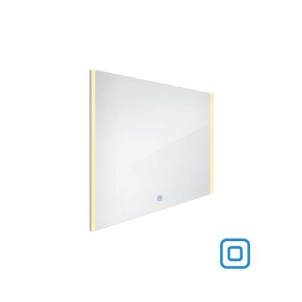 NIMCO ZP 11003V - LED Aptumšojams vannas istabas spogulis ar fona apgaismojumu LED/21W/230V 3000-6500K 70x80 cm IP44