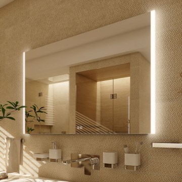 NIMCO ZP 11003VX - LED spogulis vannas istabai ar regulējamu spilgtumu un aizmugurējo apgaismojumu LED/21W/230V 3000-6500K 70x80 cm IP44