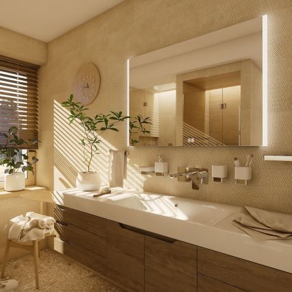 NIMCO ZP 11003VX - LED spogulis vannas istabai ar regulējamu spilgtumu un aizmugurējo apgaismojumu LED/21W/230V 3000-6500K 70x80 cm IP44