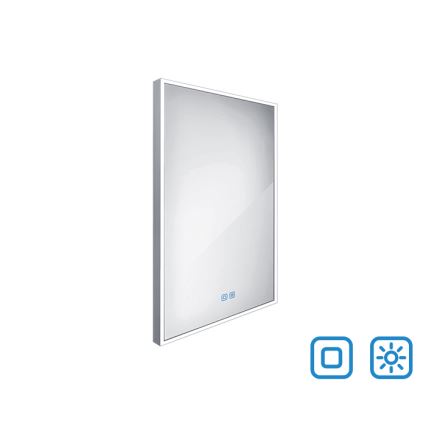 NIMCO ZP 13001VX - LED Aptumšojams vannas istabas spogulis ar fona apgaismojumu LED/35W/230V 3000-6500K 70x50 cm IP44