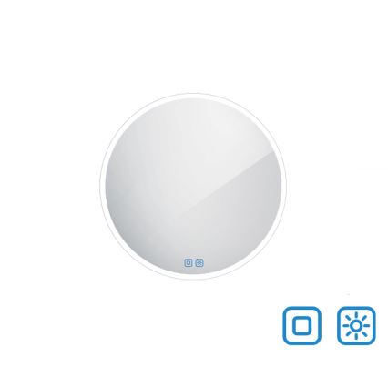 NIMCO ZP 26000RVX - LED Aptumšojams vannas istabas spogulis ar fona apgaismojumu LED/26W/230V 3000-6500K d. 60 cm IP44