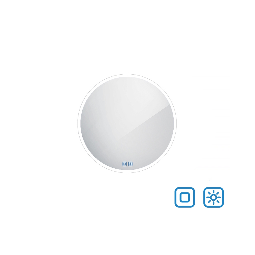 NIMCO ZP 26000RVX - LED dimējams vannas istabas spogulis ar aizmugurējo apgaismojumu LED/26W/230V 3000-6500K Ø 60 cm IP44