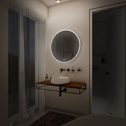 NIMCO ZP 26000RVX - LED dimējams vannas istabas spogulis ar aizmugurējo apgaismojumu LED/26W/230V 3000-6500K Ø 60 cm IP44