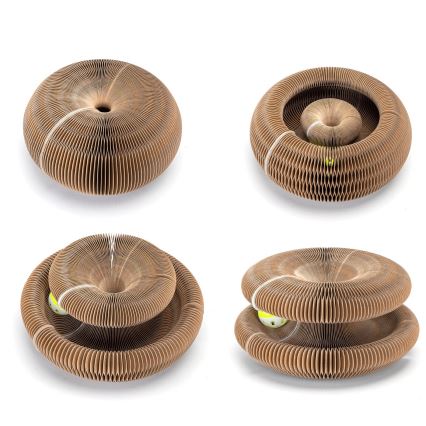 Nobleza - Kaķu skrāpējamais statīvs 3 vienā, brūns