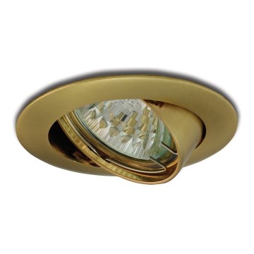 Nolokāma iegrēmdējama lampa 1xGU5,3/50W/12V zelta