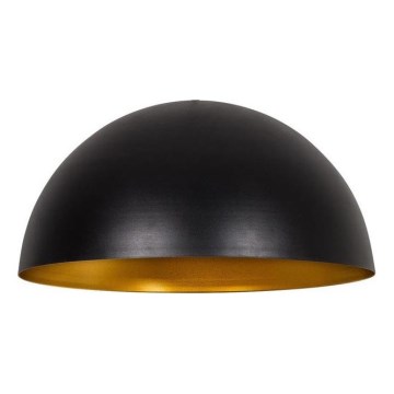 Nomaiņas abažūrs SIVANI lustrai ar kabeli, Ø 60 cm, melns/vara krāsā