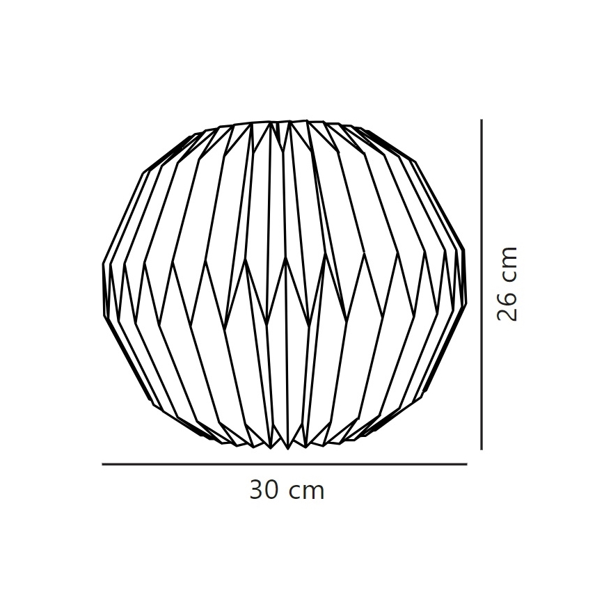 Nordlux - Lustras abažūrs BELLOY E27 d. 30 cm