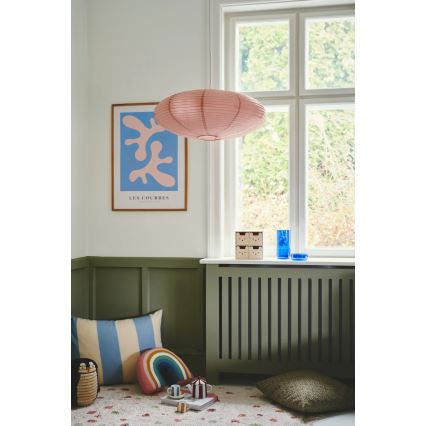 Nordlux - Abažūrs lustrai VILLO E27, Ø 60 cm, rozā