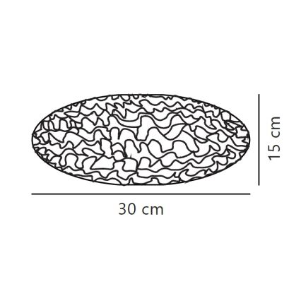 Nordlux - Lustras abažūrs VILLO E27 d. 30 cm balta