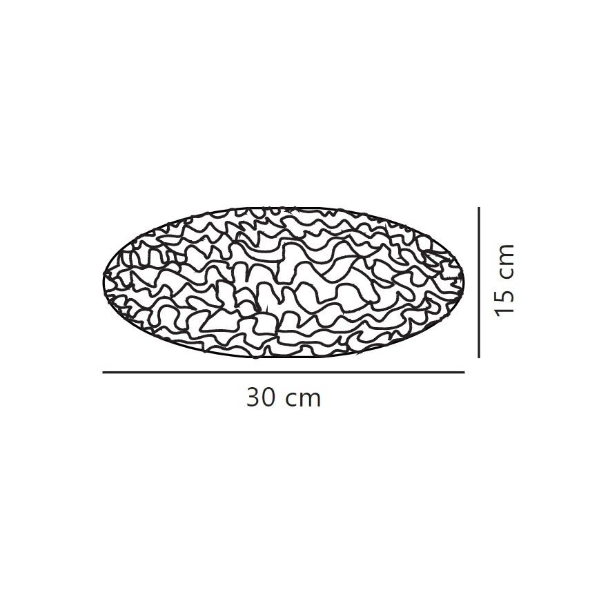 Nordlux - Lustras abažūrs VILLO E27 d. 30 cm balta