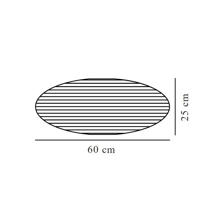Nordlux - Lustras abažūrs VILLO E27 d. 60 cm bēša