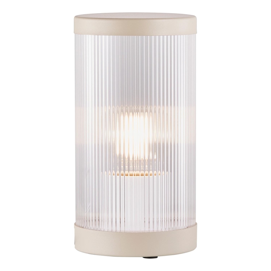 Nordlux - Āra galda lampa COUPAR 1xE27/25W/230V IP54 bēša