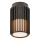 Nordlux - Āra griestu lampa ALUDRA 1xE27/15W/230V melna