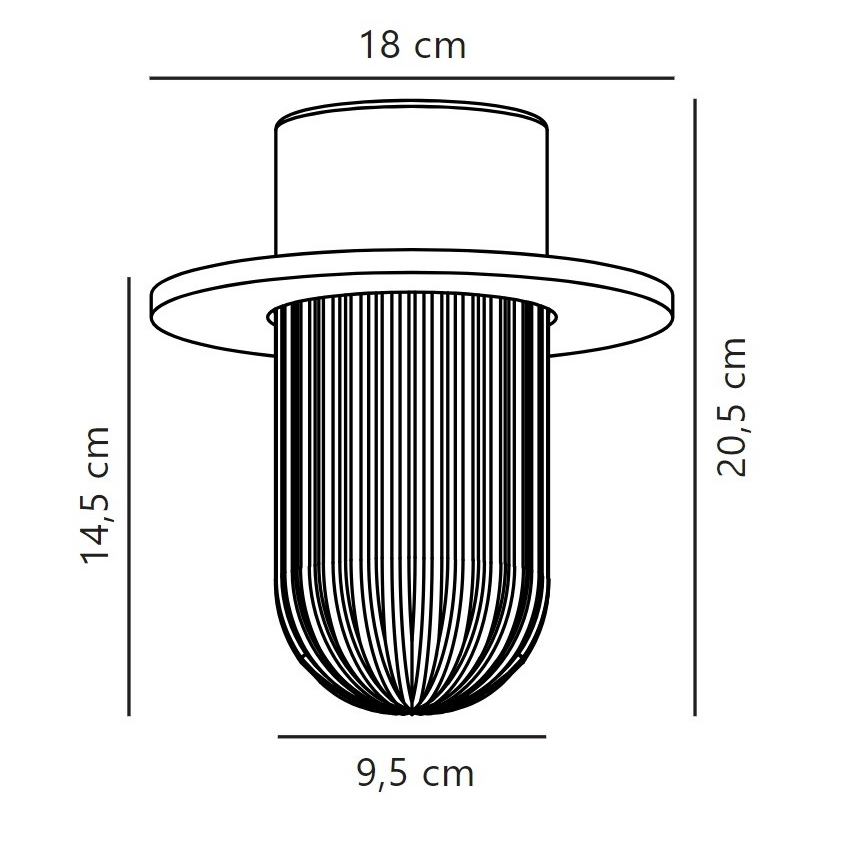 Nordlux - Āra griestu lampa JANUKA 1xE27/60W/230V IP54 balta