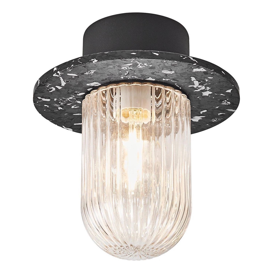 Nordlux - Āra griestu lampa JANUKA 1xE27/60W/230V IP54 melna