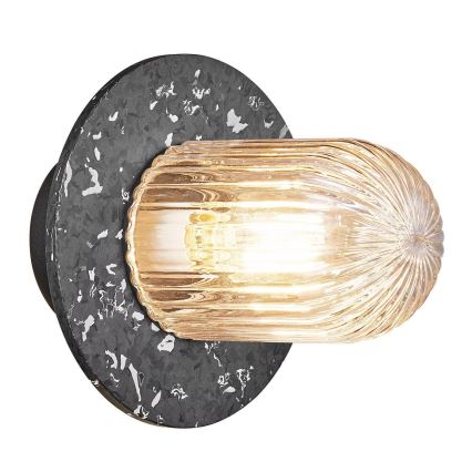 Nordlux - Āra griestu lampa JANUKA 1xE27/60W/230V IP54 melna