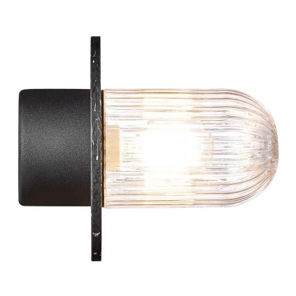 Nordlux - Āra griestu lampa JANUKA 1xE27/60W/230V IP54 melna