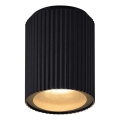 Nordlux - Āra griestu lampa KYKLOP 1xGU10/15W/230V IP54 melna