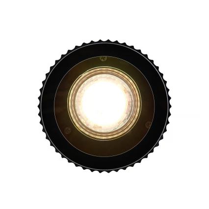 Nordlux - Āra griestu lampa KYKLOP 1xGU10/15W/230V IP54 melna