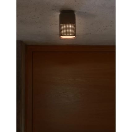 Nordlux - Āra griestu lampa SIDARA 1xE27/15W/230V IP54 melna