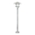 Nordlux - Āra lampa AGGER 1xE27/60W/230V IP54 sudraba