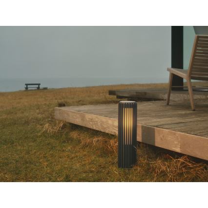Nordlux - Āra lampa ALUDRA 1xE27/15W/230V IP44 antracīta 45,4 cm