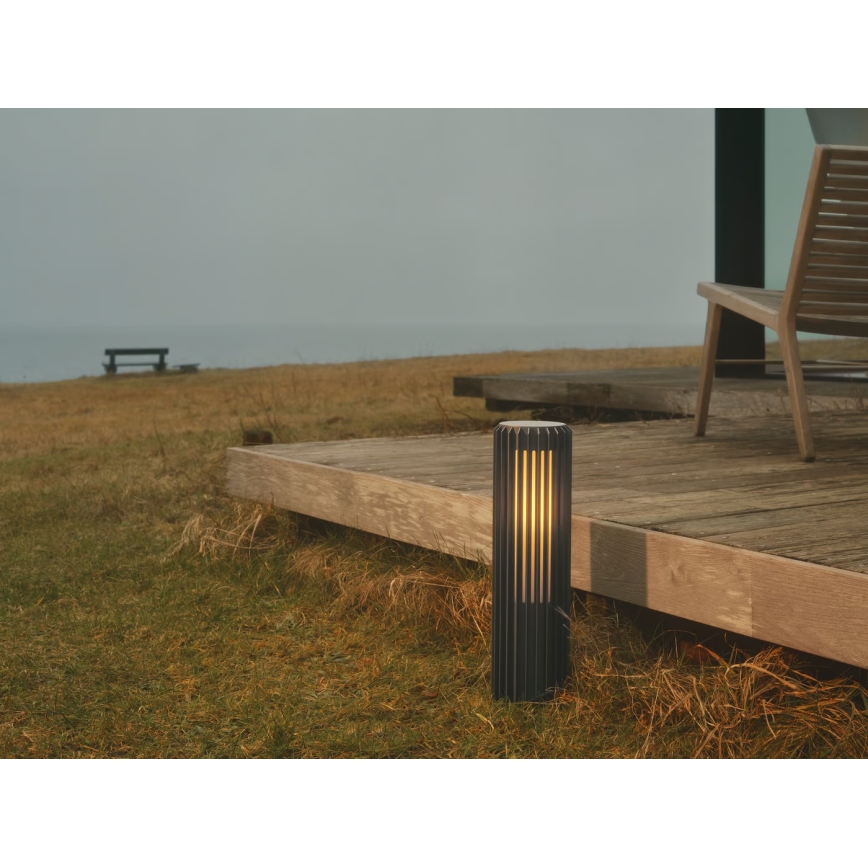 Nordlux - Āra lampa ALUDRA 1xE27/15W/230V IP44 antracīta 45,4 cm