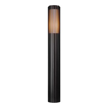 Nordlux - Āra lampa ALUDRA 1xE27/15W/230V IP44 melna 95,4 cm