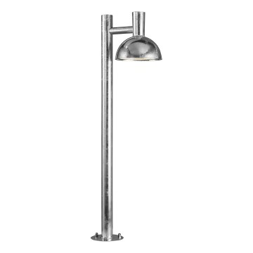 Nordlux - Āra lampa ARKI 1xE27/20W/230V IP54 100 cm sudraba