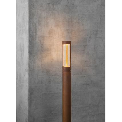 Nordlux - Āra lampa HELIX 1xGU10/8W/230V IP44 rūsas krāsā 80 cm