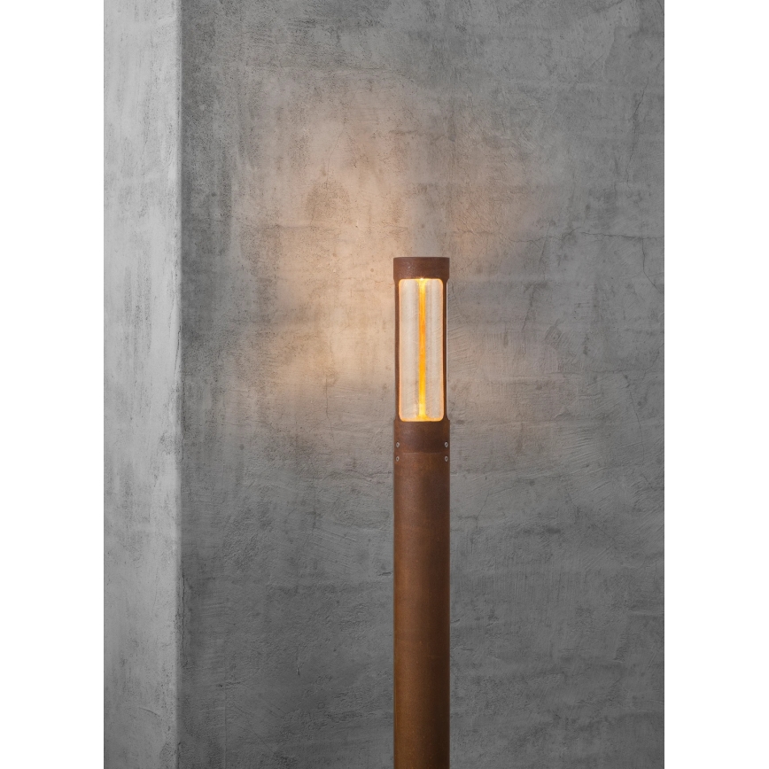 Nordlux - Āra lampa HELIX 1xGU10/8W/230V IP44 rūsas krāsā 80 cm