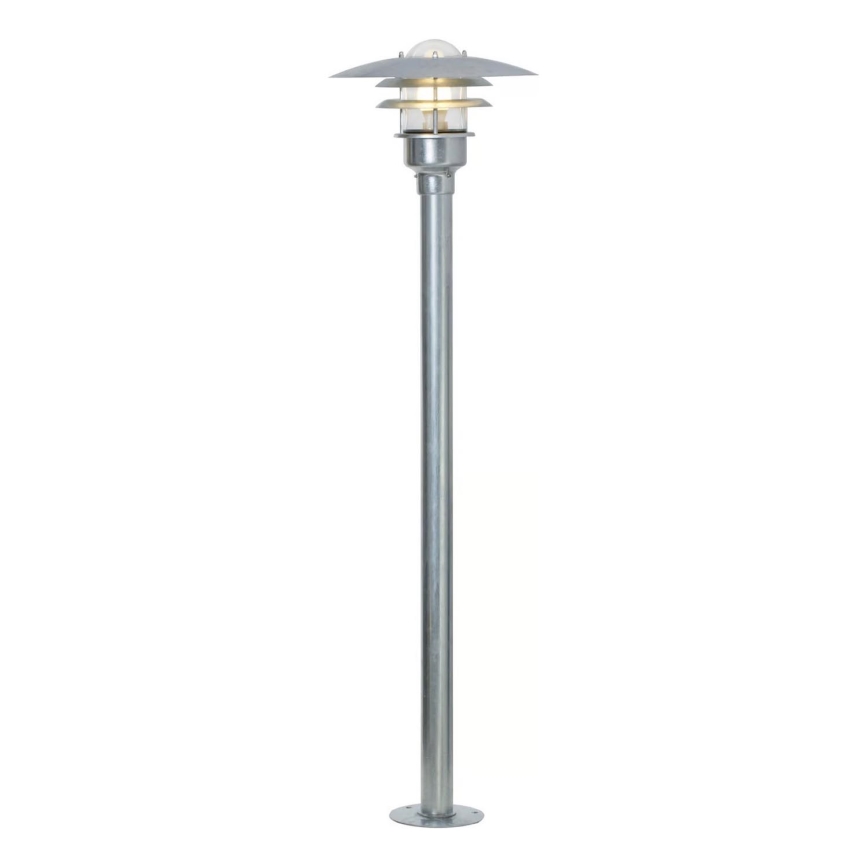 Nordlux - Āra lampa LONSTRUP 1xE27/60W/230V IP44 matēts hroms 116 cm