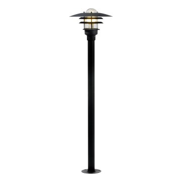 Nordlux - Āra lampa LONSTRUP 1xE27/60W/230V IP44 melna 116 cm