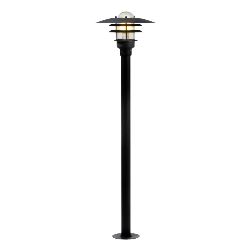 Nordlux - Āra lampa LONSTRUP 1xE27/60W/230V IP44 melna 116 cm