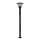 Nordlux - Āra lampa LONSTRUP 1xE27/60W/230V IP44 melna 116 cm