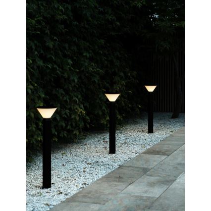 Nordlux - Āra lampa NOORSTAD 1xE27/25W/230V IP44 85,3 cm melna