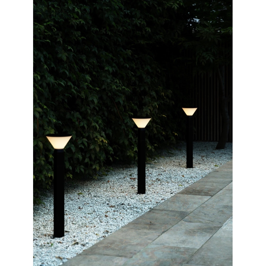Nordlux - Āra lampa NOORSTAD 1xE27/25W/230V IP44 85,3 cm melna