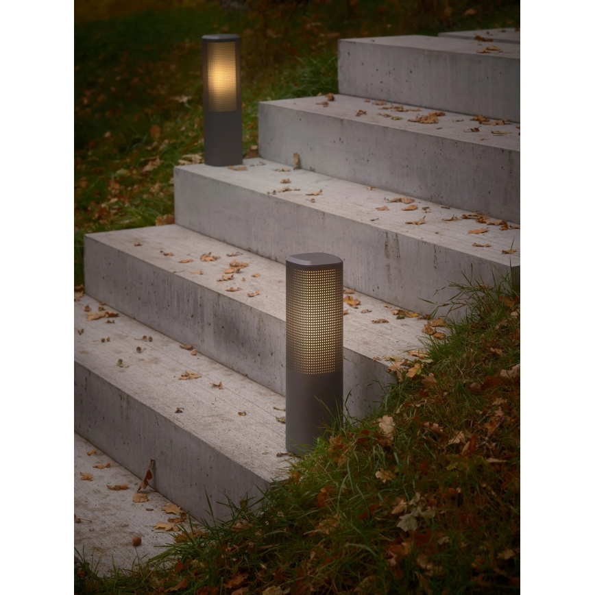 Nordlux - Āra lampa SIDARA 1xE27/15W/230V IP44 45 cm antracīts